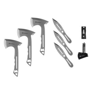 Smith and Wesson Throwing Combo - Set of 3 Axes and Knives