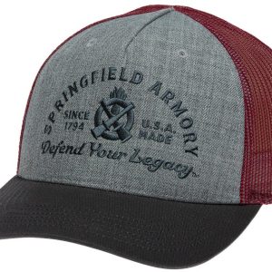 Springfield Armory Defend Your Legacy Brewery Hat Maroon / Gray Adjustable Snapback