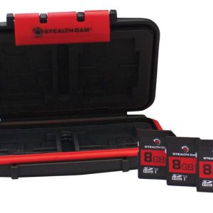 Stealth Cam Memory Card Case (4 Cards) Black