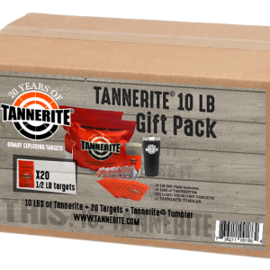 Tannerite Gift Pack 10lbs 20 Trgts FREE Tumbler