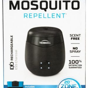 Thermacell E-Series Repeller Charcoal Gray Rechargeable Odorless 20'