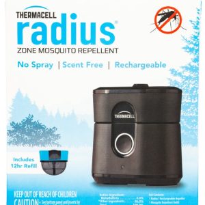 Thermacell Radius Zone Insect Repeller Rechargeable Odorless 15'