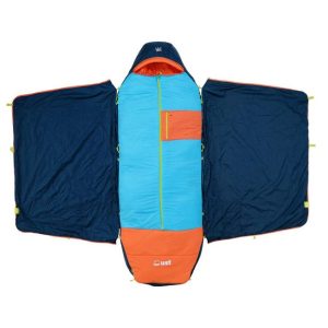 Ultimate Survival Technologies Monarch Sleeping Bag-Regular Blue/Orange 17F to 37F 80" L x 32" W