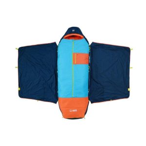 Ultimate Survival Technologies Monarch Sleeping Bag-Short Blue/Orange 17F-37F Adjustable