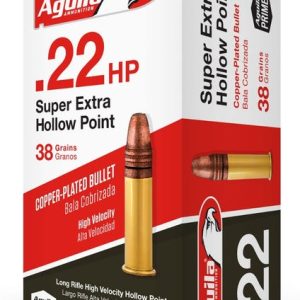 Aguila Standard High Velocity .22 LR 38 Grain Copper Plated Hollow Point 50 Rounds per Box