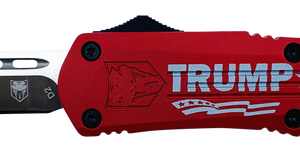 CobraTec Knives FS-3 "Trump 2020" OTF Knife - 3" Plain Drop Point Blade