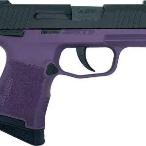 Sig Sauer P365 Purple / Black Machine Guns Kings Exclusive 9mm 3.1" Barrel 10-Rounds Manual Safety