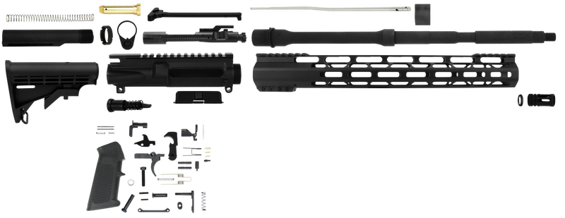 TacFire Unassembled Rifle Kit 5.56 NATO / .223 Rem 16" Barrel