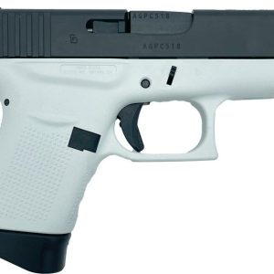 Glock 43 White / Black 9mm 3.39-inch Barrel 6-Rounds Machine Guns Kings Exclusive