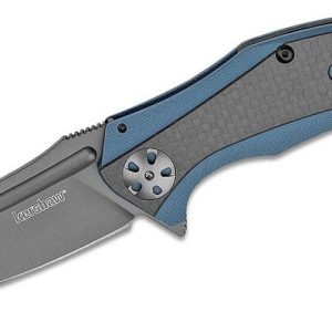 Kershaw Natrix Carbon Fiber Folding Knife - 3.25" Plain Drop Point Blade with Reversible Pocket Clip