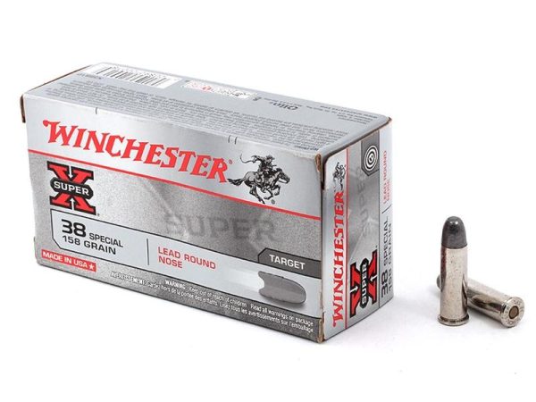 Winchester Super-X .38Spl 158gr LRN 50rd