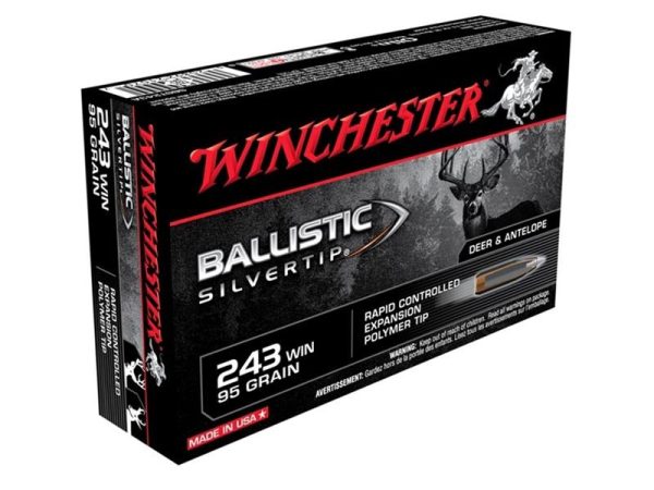 Winchester Supreme .243 Win 95gr Silvertip 20rd