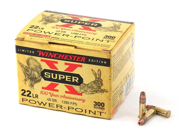 Winchester 100 Year Anniversary Super-X .22LR 40gr 300rd