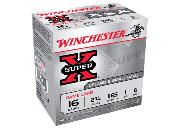 Winchester SuperX 16GA 2 3/4" 1oz #6 Shot 25rd