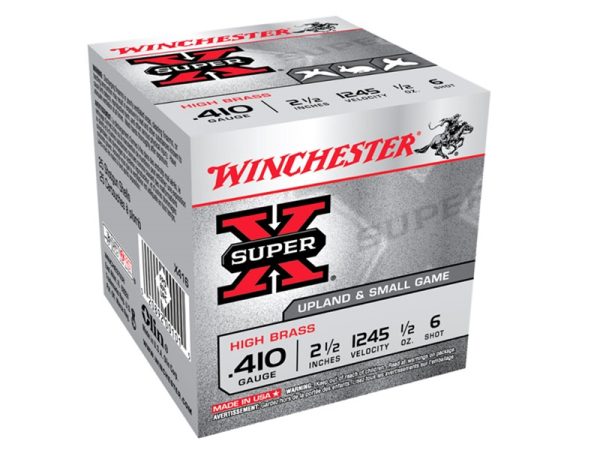 Winchester Super X .410GA High Brass 2.5" 1/2oz #6 Shot 25rd