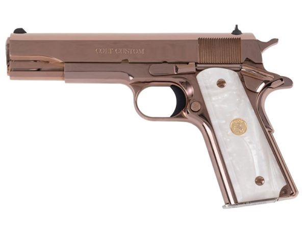 Colt 1911 Series 80 38 Super 5" Rose Gold Pistol