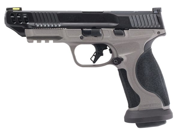 S&W M&P 9 M2.0 PC Competitor 9mm 17rd, Tungsten 2-Tone