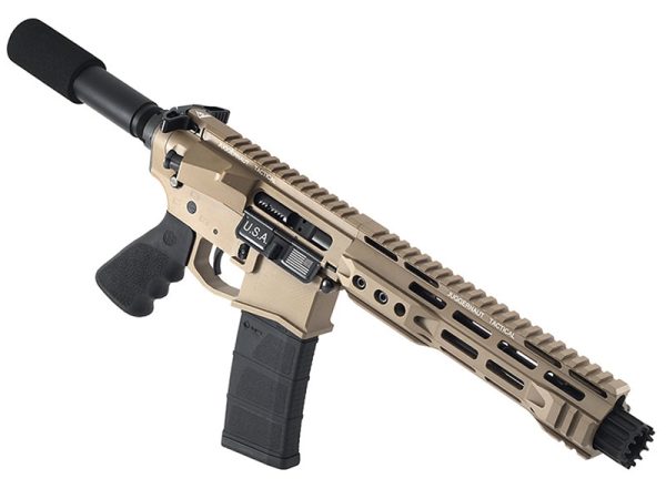 Juggernaut Tactical JT-15 SSP 5.56mm 8.5" Straight Pull Bolt Action Pistol, Magpul FDE