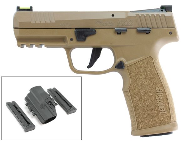 Sig Sauer P322 .22LR Pistol, FDE TB Tacpac