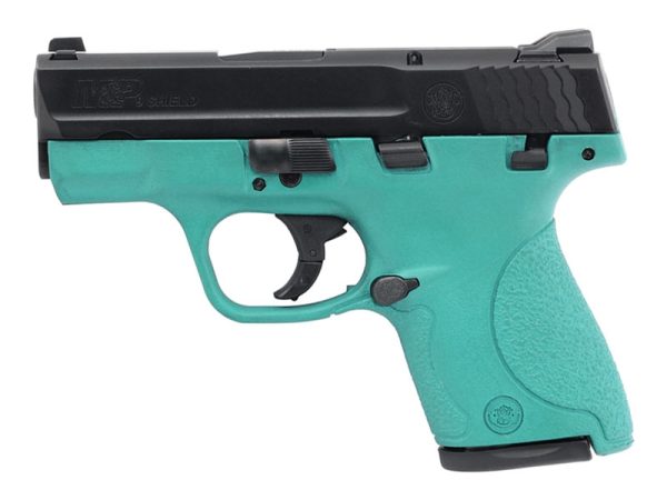 S&W M&P Shield CA 9mm Pistol, Teal