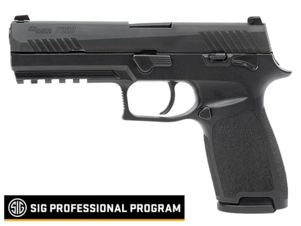Sig Sauer P320 Full 9mm Manual Safety Pistol - Sig Sauer Professional Program