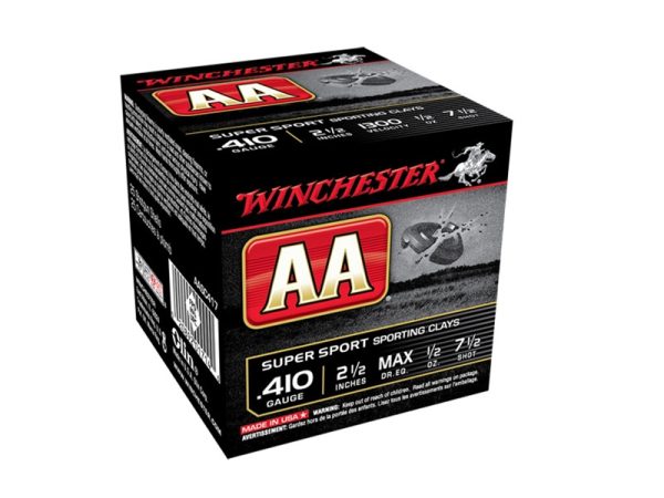 Winchester AA .410 Gauge 2.50" 1/2 oz 7.5 Shot 25rd