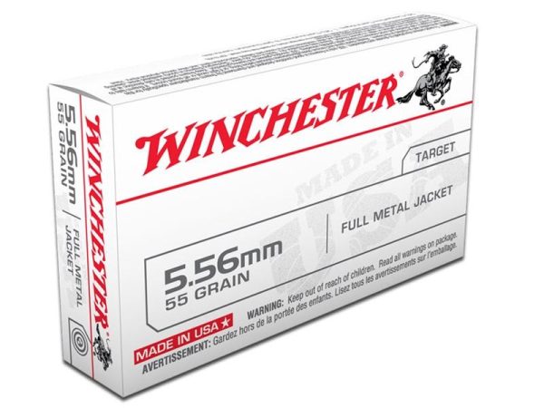 Winchester 5.56 55gr FMJ 20rd