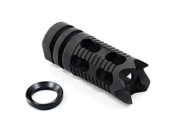Yankee Hill Machine Phantom Muzzle Brake 5.56mm, Aggressive End