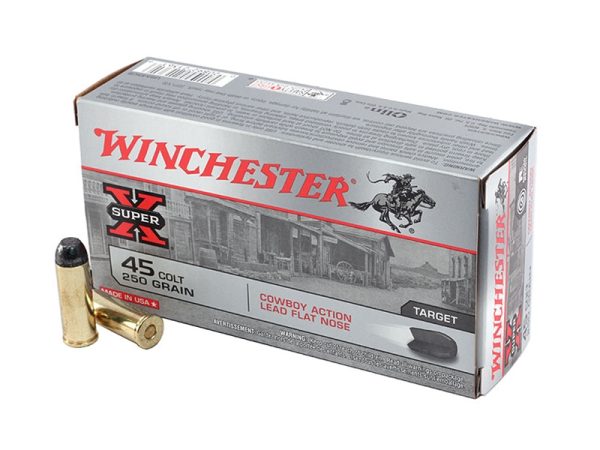 Winchester Super X 45LC 250gr Lead Flat Nose 50rd