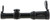 Konus, KonusPro, M30 Riflescope 1-6X24mm, 30mm Tube, German Post Reticle with Illuminated Circle and Center Dot, Matte Black, Includes Lens Covers and Cleaning Cloth