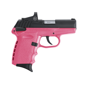 SCCY CPX-1 RD Black / Pink 9mm 3.1" Barrel 10-Rounds CTS-1500 Reflex Sight