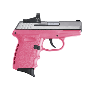 SCCY CPX-2 RD Pink / Stainless 9mm 3.1" Barrel 10-Rounds CTS-1500 Reflex Sight