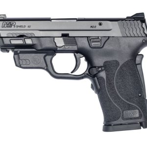Smith and Wesson M&P9 Shield EZ with Crimson Trace Laserguard 9mm 3.6" 8-Round No Thumb Safety
