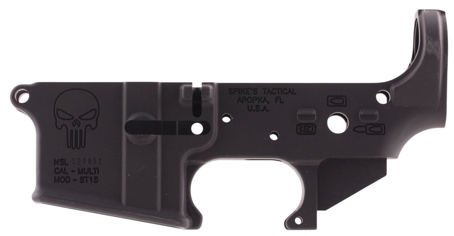 SPIKE'S TACTICAL PUNISHER STRIPPED LOWER RECEIVER