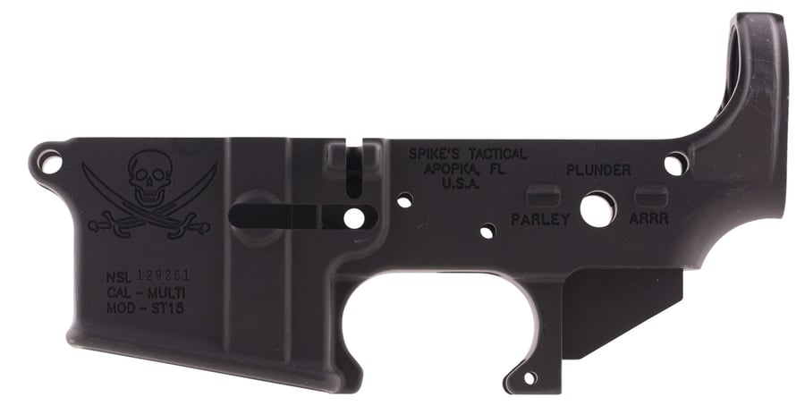 SPIKE'S TACTICAL CALICO JACK STRIPPED LOWER RECEIVER