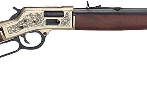 HENRY BIG BOY BRASS SIDE GATE (ENGRAVED MODEL)