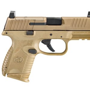 FN Model 509 Compact Flat Dark Earth 9mm 3.7" 12-Round Contrast Iron Sights
