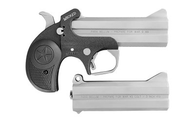 Bond Arms Limited Wicked Stainless/Black 4.2-inch 9mm With .45/410 Barrel