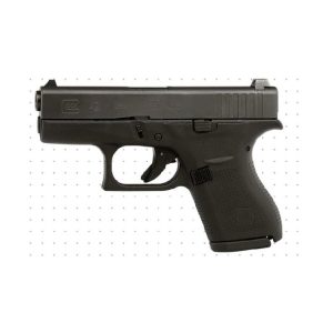 Glock G42 Black .380 ACP 3.3-inch 6Rd Fixed Sights
