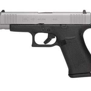 Glock Glock G48 Compact Silver 9mm 4.15-inch 10Rds with AmeriGlo Night Sights
