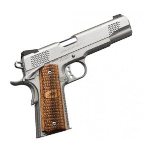 KIMBER STAINLESS RAPTOR II 45ACP 5IN STAINLESS / ZEBRAWOOD 8RD
