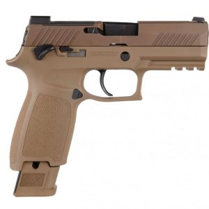 Sig Sauer P320 M18 Coyote Tan 9mm 3.9" Barrel 17-Rounds siglite Sights 1 Magazine