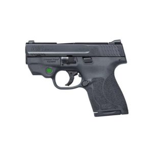 Smith and Wesson Shield 2.0 Black 9mm 3.1-inch 8Rds Crimson Trace Green Laser