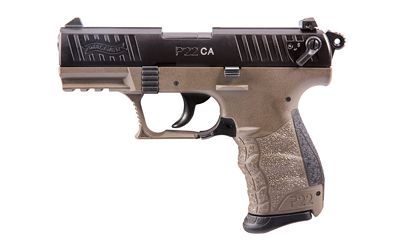 Walther P22 California Model .22LR 3.4" 10Rounds Flat Dark Earth / Black