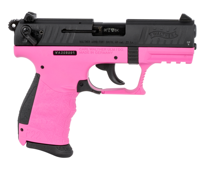 Walther P22 Q Pink / Black .22 LR 3.42" Barrel 10-Rounds
