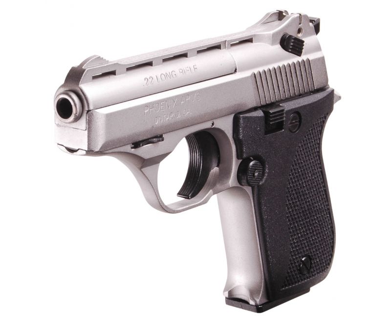 Phoenix Arms HP-22 Nickel / Black .22 LR 3-inch 10rd