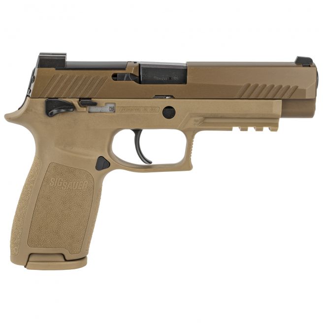 Sig Sauer P320F M17 Coyote Tan 9mm 4.7" Barrel 17-Rounds SIGLITE Front Sights 1 Magazine